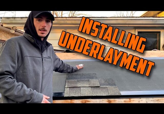 How To Install Roofing Underlayment
